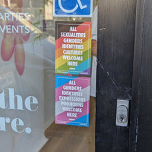 Load image into Gallery viewer, LGBTQIA+ rainbow sticker trans sticker
