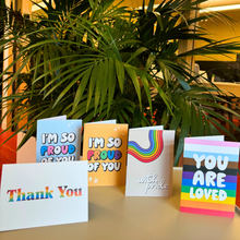 Load image into Gallery viewer, LGBTQIA+ Pride Greeting Cards (Pack of 4)