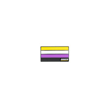 Load image into Gallery viewer, non-binary enamel pride pin