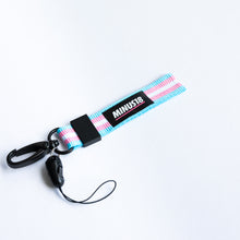 Load image into Gallery viewer, Trans Pride Flag Key Ring LGBTQIA+ Trans Keyring Minus18
