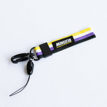 Load image into Gallery viewer, Non-Binary Pride Flag Key Ring LGBTQIA+ Non-Binary Keyring Minus18