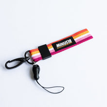 Load image into Gallery viewer, Lesbian Pride Flag Key Ring LGBTQIA+ Lesbian Keyring Minus18