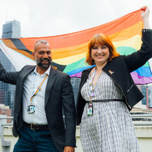 Load image into Gallery viewer, Large Progress Pride Flag