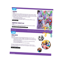 Load image into Gallery viewer, Downloadable Resource: LGBTQIA+ Calendar 2025