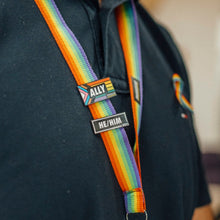 Load image into Gallery viewer, LGBTQIA+ Progress Pride Ally Enamel Pin