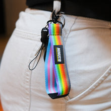 Load image into Gallery viewer, LGBTQIA+ progress pride keyring minus18