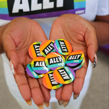 Load image into Gallery viewer, rainbow ally badges lgbtqia