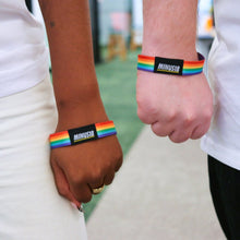 Load image into Gallery viewer, Purple Rainbow Wristbands (Pack of 50)