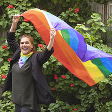 Load image into Gallery viewer, Large Rainbow Pride Flag