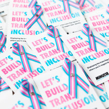 Load image into Gallery viewer, trans pride ribbons pack of 20