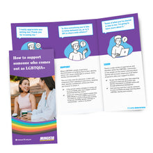 Load image into Gallery viewer, Booklet how to support someone who comes out as LGBTQIA+