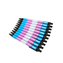 Load image into Gallery viewer, Trans flag pens pack of 10 Minus18