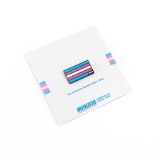 Load image into Gallery viewer, Trans pride flag enamel pin