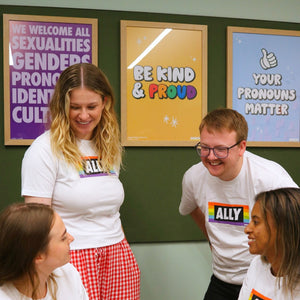 Be Kind and Proud LGBTQIA+ Poster
