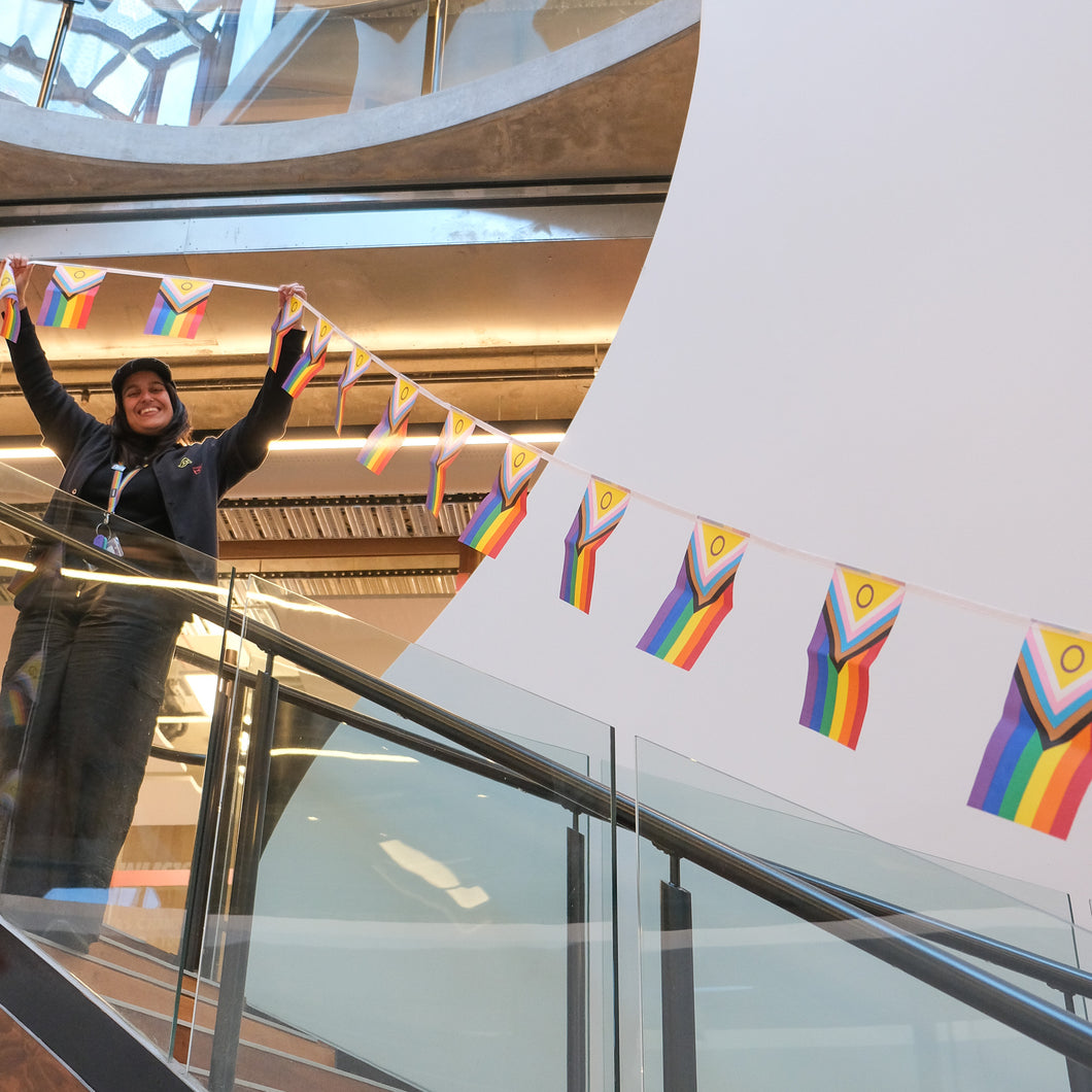 Intersex Inclusive Progress Pride Rainbow Bunting