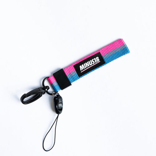 Bisexual Pride Flag Key Ring LGBTQIA+ Bi Keyring Minus18 