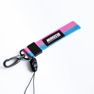 Bisexual Pride Flag Key Ring LGBTQIA+ Bi Keyring Minus18 