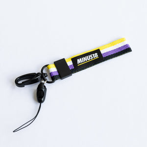 Non-Binary Pride Flag Key Ring LGBTQIA+ Non-Binary Keyring Minus18 