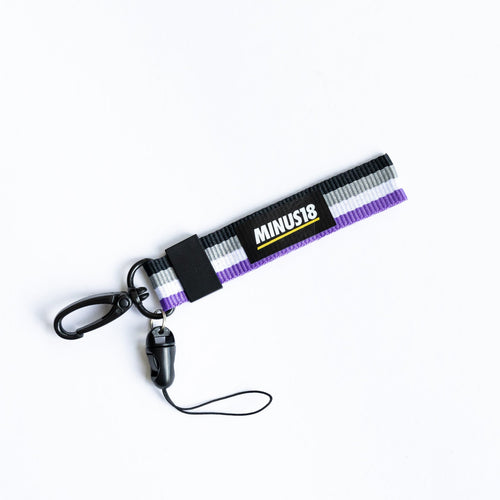 Asexual Pride Flag Ace Key Ring LGBTQIA+ Keyring Minus18 
