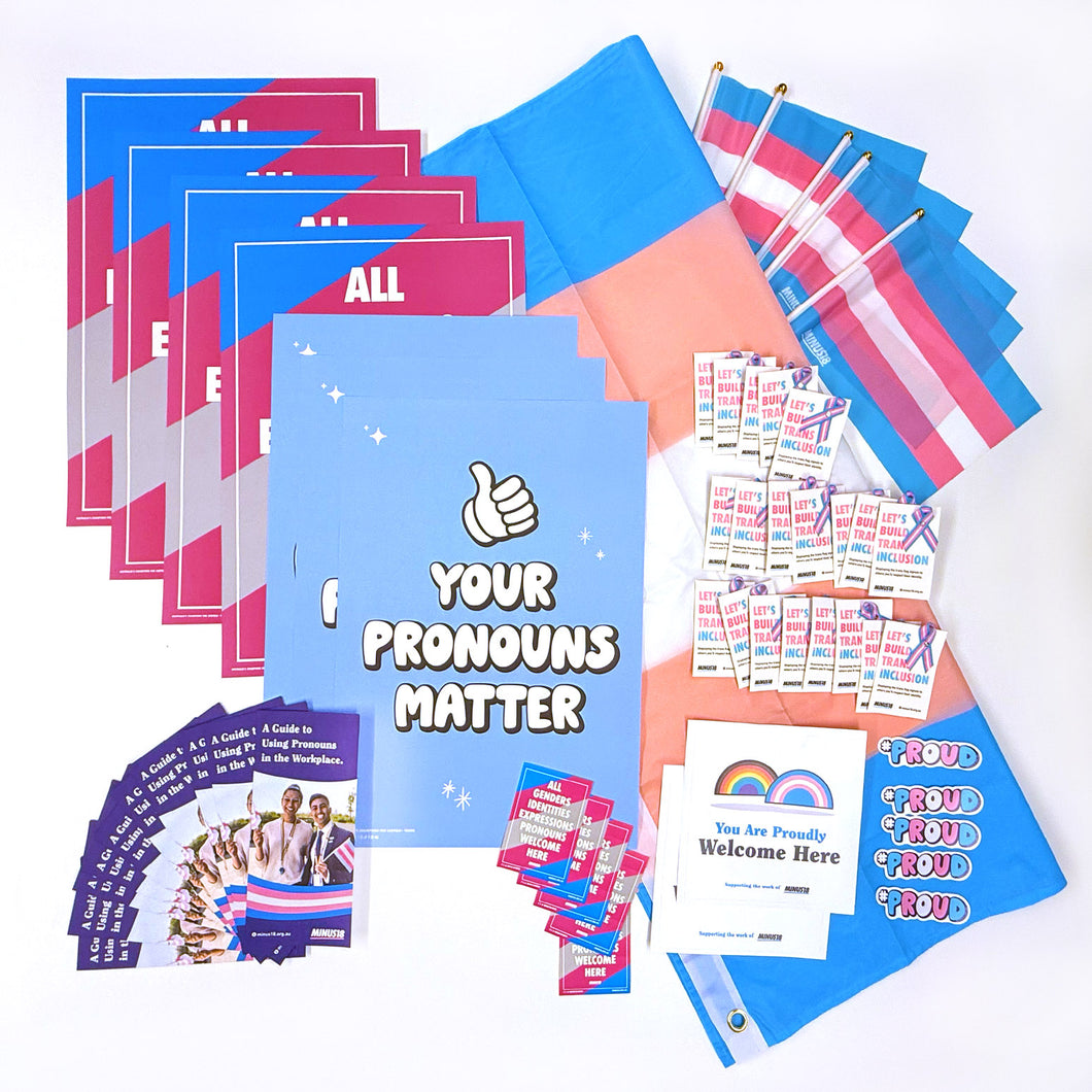 Trans Awareness Week Visibility Pride Pack 2025