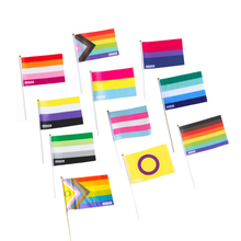 Load image into Gallery viewer, Handheld LGBTQIA+ Pride Flags
