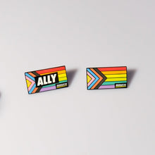 Load image into Gallery viewer, intersex inclusive progress pride flag enamel pin