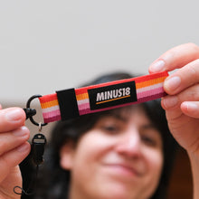 Load image into Gallery viewer, lesbian flag keyring