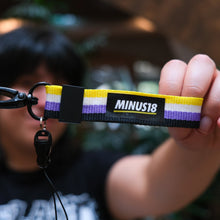 Load image into Gallery viewer, non-binary pride flag keyring