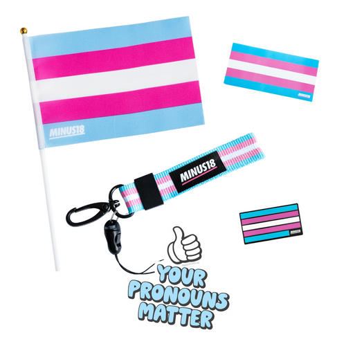 Trans Pride Key Ring Pack