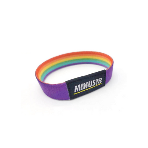 Purple Rainbow Wristbands (Pack of 20)