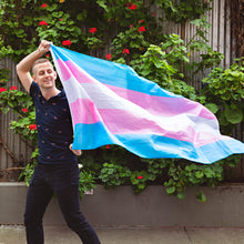 Load image into Gallery viewer, Large Trans Pride Flag