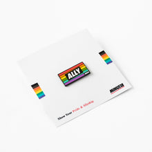 Load image into Gallery viewer, Rainbow LGBTQIA+ Ally Enamel Pin