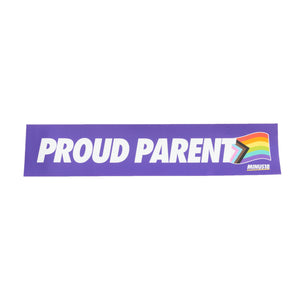 LGBTQIA+ Proud Parent purple sticker Minus18 