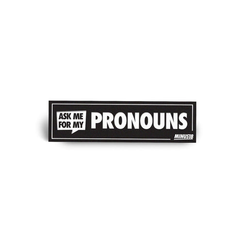 Black enamel pin 