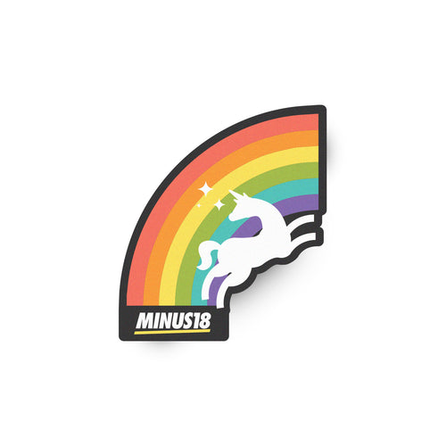 Unicorn LGBTQIA+ Rainbow Pride sticker