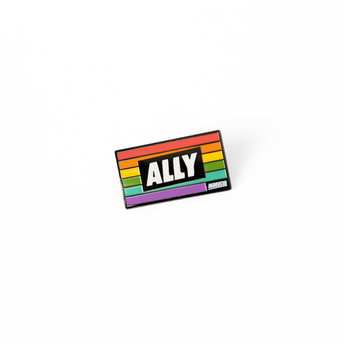 Rainbow LGBTQIA+ Ally Enamel Pin