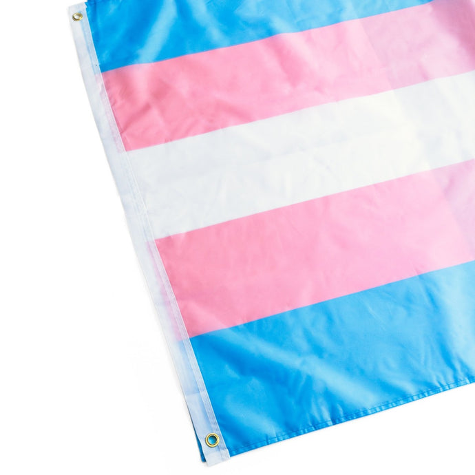 large trans pride flag